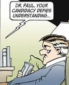 Doonesbury makes fun of Ron Paul & Libertarians